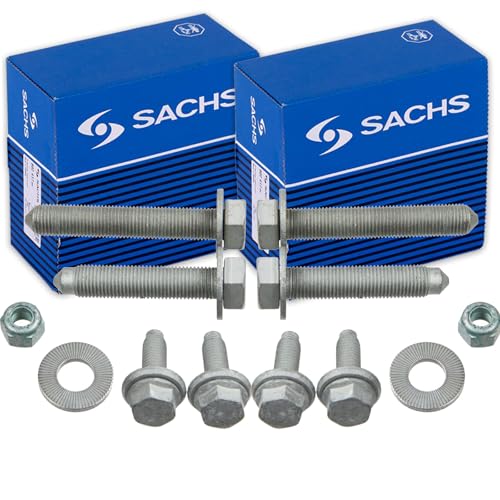 BandelOne enthält 2X Sachs Schrauben-Satz Domlager hinten passend für Golf 5 6 Passat