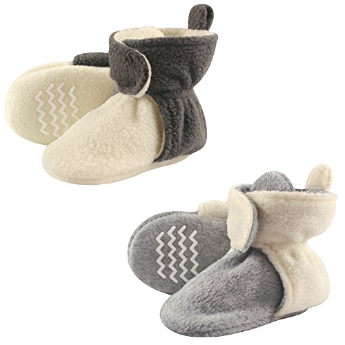Image of Hudson Baby Unisex-Baby Cozy Fleece BootiesSlipper Sock