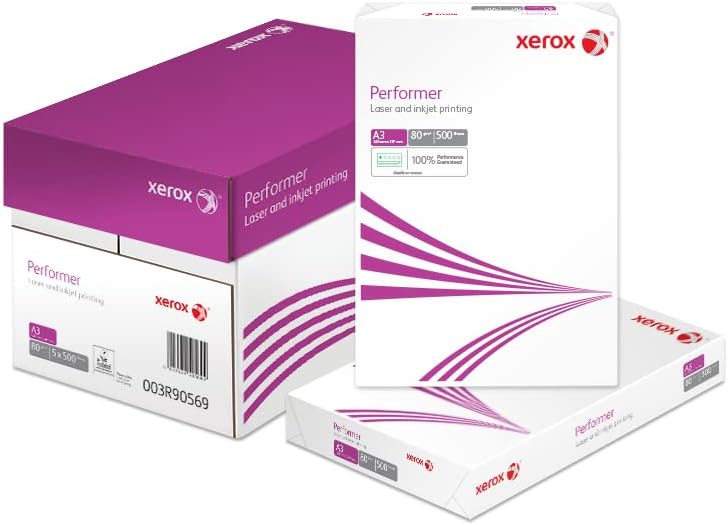 Xerox Performer Multifunctional Paper 80gsm 500 Sheets per Ream A3 White - Ref 003R90569 [1 Ream]