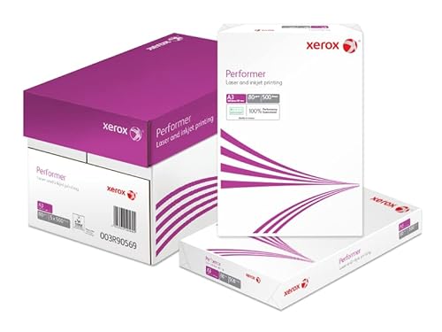 Brother MFC-J6940DW DIN A3 4-in-1 Farbtintenstrahl-Multifunktionsgerät & Xerox 003R90569 Performer Kopier-/Drucker-/Universalpapier, DIN A3, 80 g/m², 1 Pack a 500 Blatt, weiß