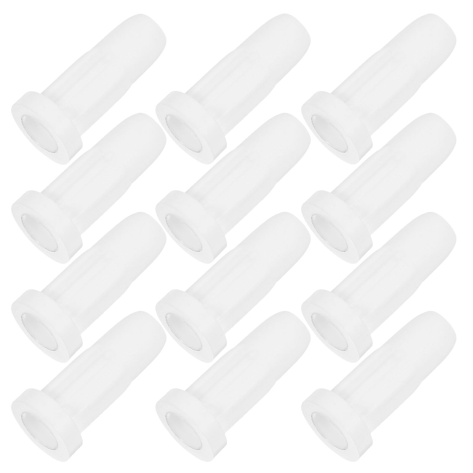 Douilles de Remplacement Blanches pour roulettes de Berceau 50 Pcs Inserts en Plastique 33X16 MM pour Tiges Rondes Accessoires Sécurisés pour Meubles Bébé Compatibles Lits et