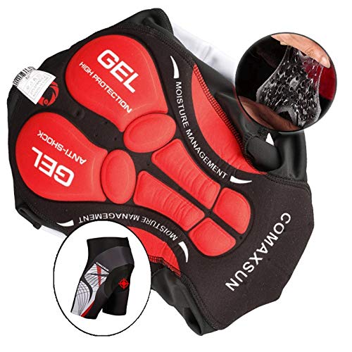 Shorts ciclistas para hombre con acolchado 3D S-3XL miniatura 6