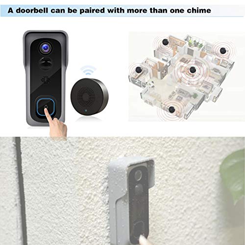 Zumimall Indoor Chime, Wireless Chime For Zumimall Wireless Video Doorbell #TOP1