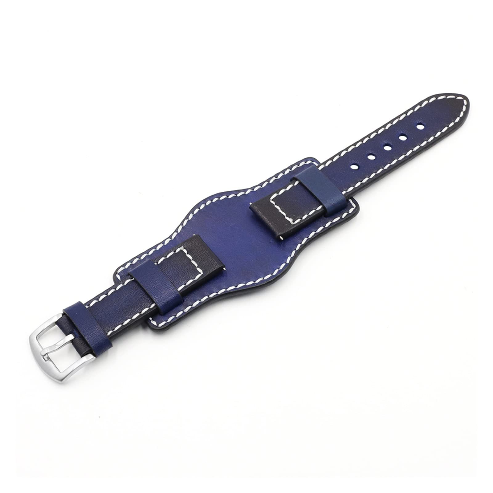 Cinturino Per Orologio In Vera Pelle MA Vintage Da 26, 24, 22 - Foto 8