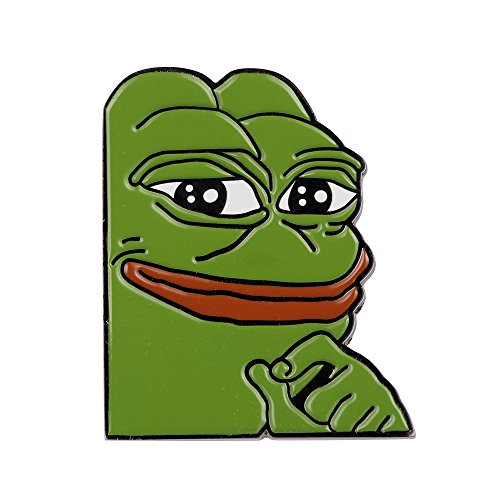 GuDeKe Smug Frog Pepe Lapel Pin