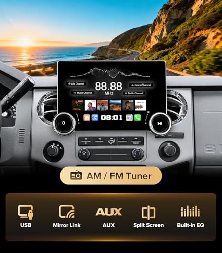 AINAVITO 10''Car Radio for Ford F150 (04-08) F250/F350 (08-16) CarPlay Auto (11.5 inches) - image 7