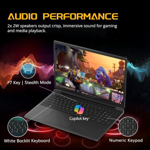 Image of Dell Alienware 15 15.3 inch WUXGA 165Hz Gaming Laptop, Intel Core 7-240H, NVIDIA GeForce RTX 4050, 64GB DDR5, 5TB Storage (4TB SSD+1TB Docking Station Set), Backlit Keyboard, Wi-Fi 6, Win 11, Black