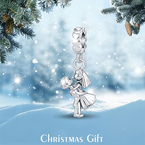 Qeensekc Sweet Wedding Day Charm Marriage Couple Bridal Bride & Groom Bead For Pandora Bracelet, Aut-26_Wedding #TOP1