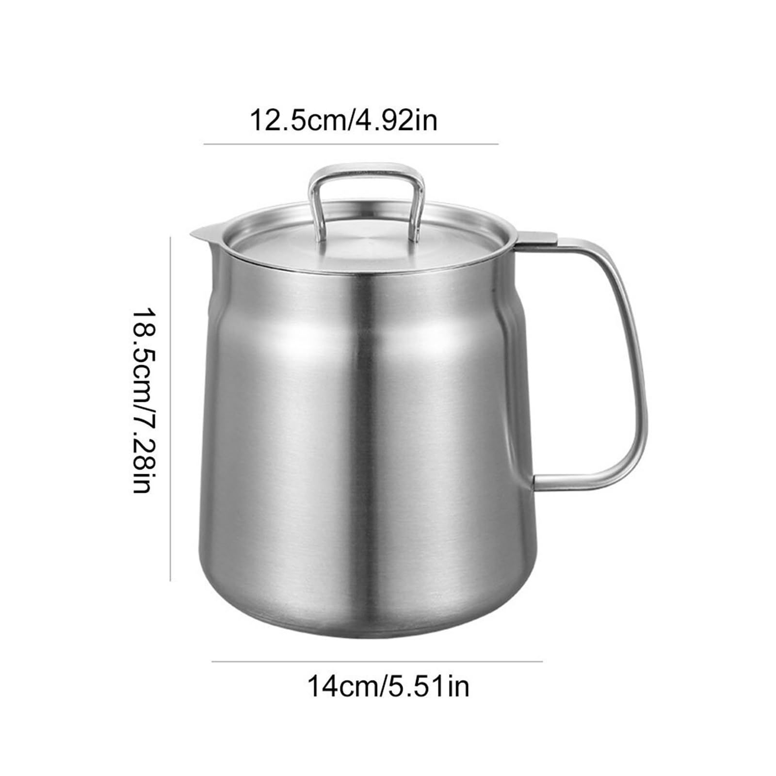 Almacenamiento De Gran Capacidad Del Contenedor Aceite Cocina Acero Inoxidable 304 Seguridad FáCil Limpieza