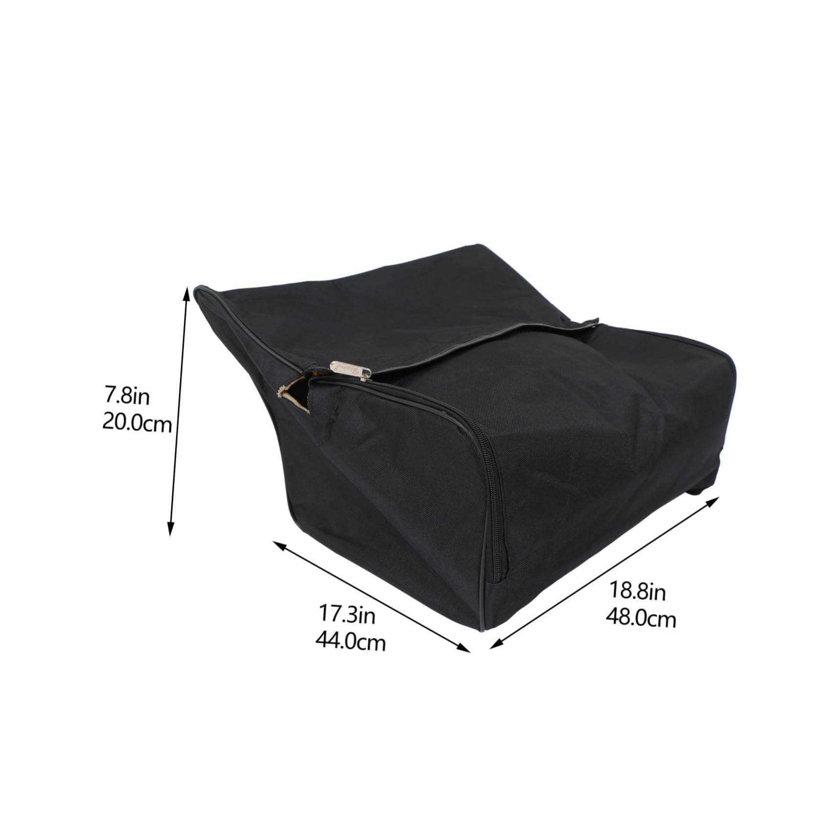 Paquet Portable en Tissu Oxford Accordéon Noir de Transport