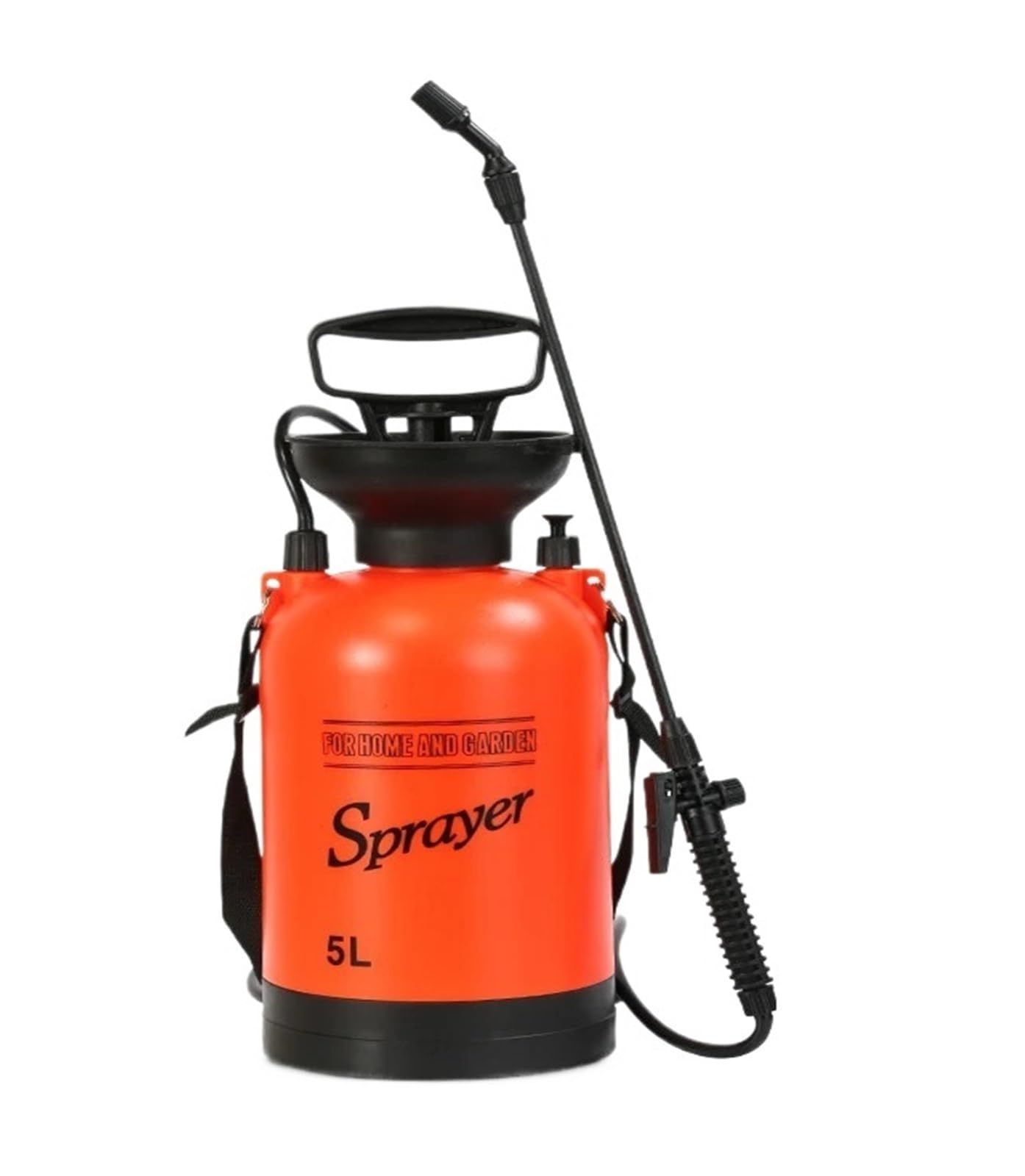 Pompa powietrza 5L opryskiwacz plecakowy do trawnika opryskiwacz do czyszczenia ogrodu, narzędzie do nawadniania ogrodniczego ręczna butelka z rozpylaczem(5L Red)