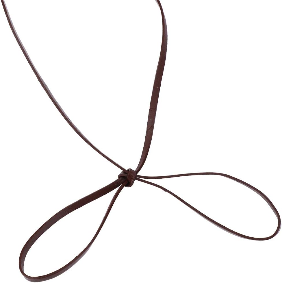 Flat Leather Cord, 3mm Wide 1mm Thick 100m Long Braided Leather Rope, with Sturdy Durable Material, for Jewelry Design Crafts Clothing Decoration (Dark Coffee 3mm*1mm100 Meters)