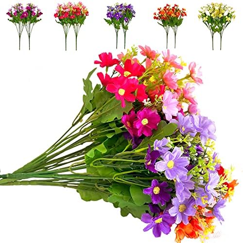 9 Pièces Tournesols Artificiels 48 Cm - Bouquet Fleurs Artificielles Réalistes Pour Décoration Maison Et Mariage