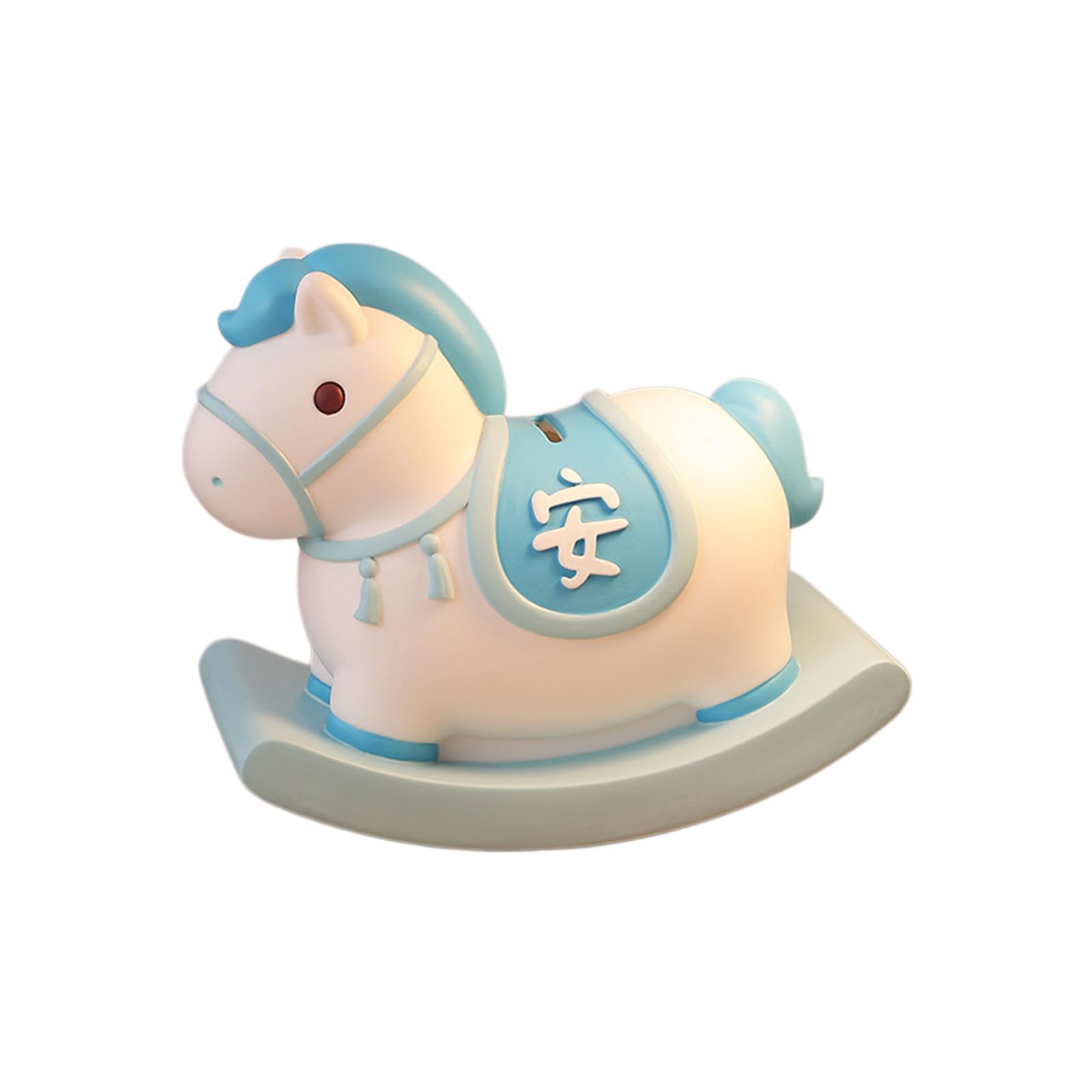 Elnwnnkc Rocking Horse Piggy Banks Small Money Saving Banks for Boy Girls Money Container Table Decoration Birthday Rocking Horse Saving