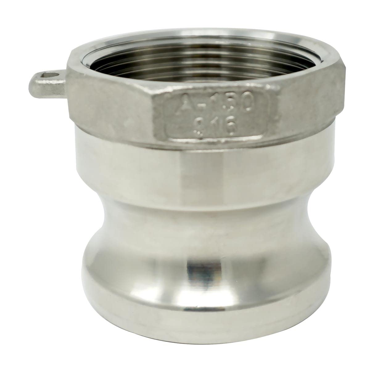 Gloxco Type A Cam and Groove Fitting,Stainless Steel 316, 1.5