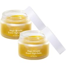 Magic Wrinkle Eraser Night Balm, Deep Moisturizing Overnight Face Balm for Mature Skin, Smooth Fine Lines, Brightening, for All Skin Types