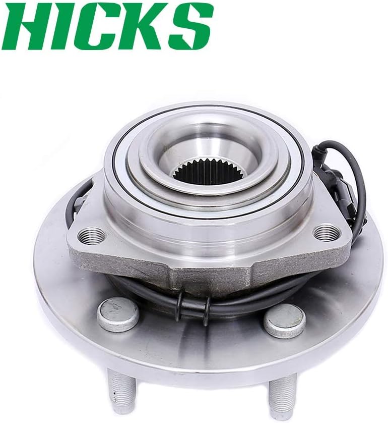 HICKS 513271 Front Wheel Hub Bearing Assembly Compatible with 2006-2009 Dodge Durango, 2007-2009 Chrysler Aspen