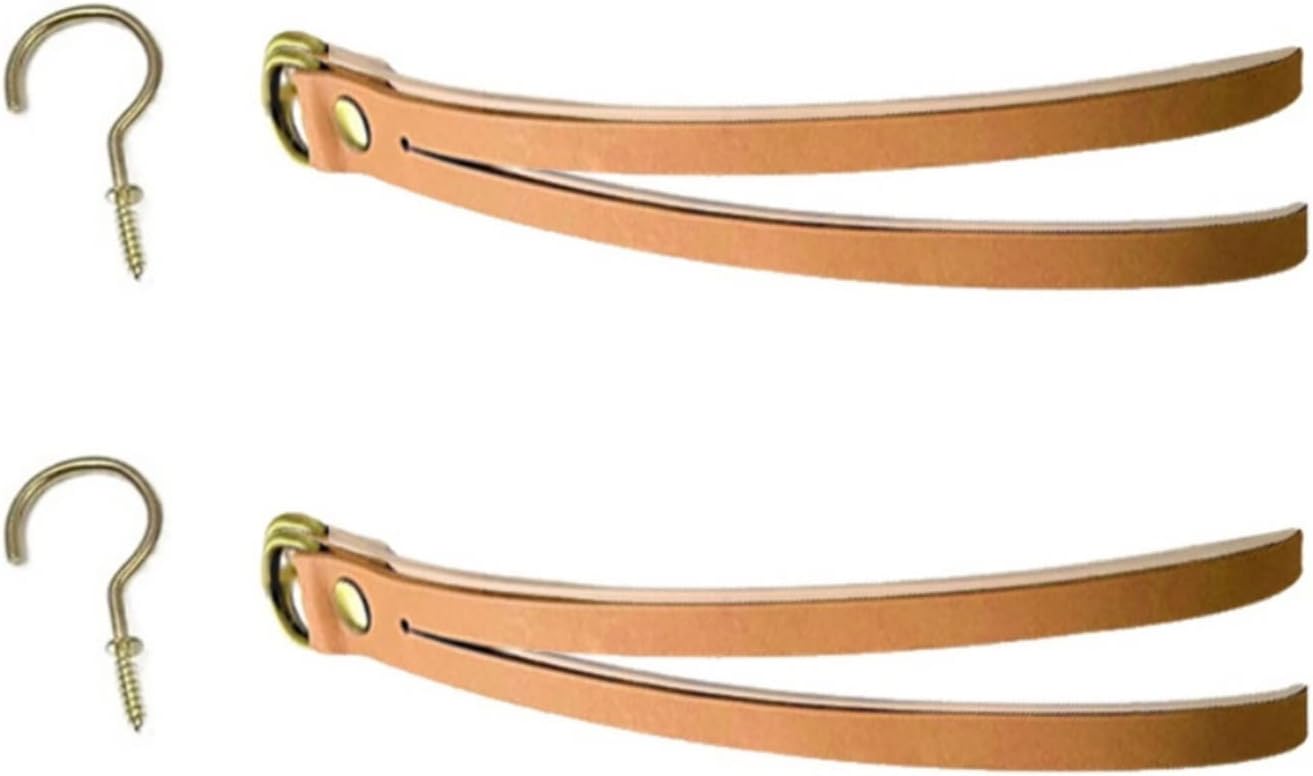 FMURY Curtain Tiebacks Curtain Tiebacks Leather Curtain Rod for Office Living Room(E)