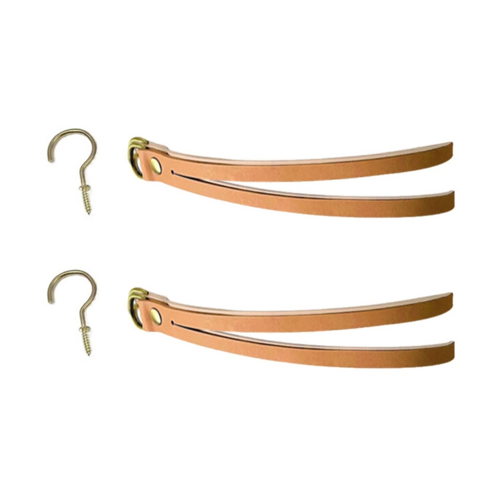 Générique Embrasses de Rideaux Embrasses de Rideaux Tringle à Rideau en Cuir pour Salon de Bureau (Couleur : Argento, Taille : 50 * 2cm) (D 50 * 2cm)