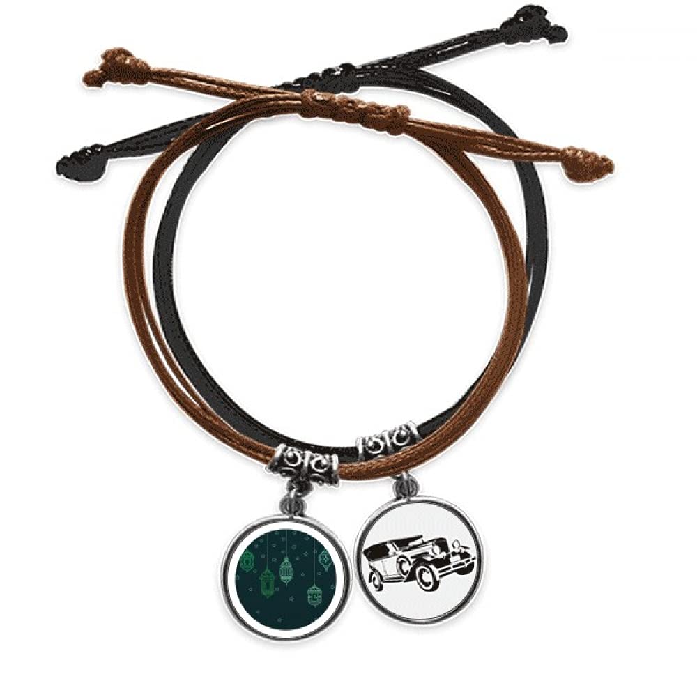 Formes géométriques simples bracelet cuir pour un cadeau unique