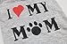 DroolingDog I Love My Mom Dog Shirts Mommy Clothes Boy Puppy T Shirt for Small Dogs Girl