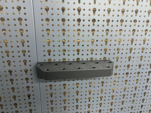 Doppel Schraubendreher Halterung für Lochwand passend für Küpper Lochwand und Eurolochung 45 mm Eurolochwand - Alle Lochwände - Systemhalter - Lochwand Zubehör - Werkzeugwand (1x Schraubendreher)