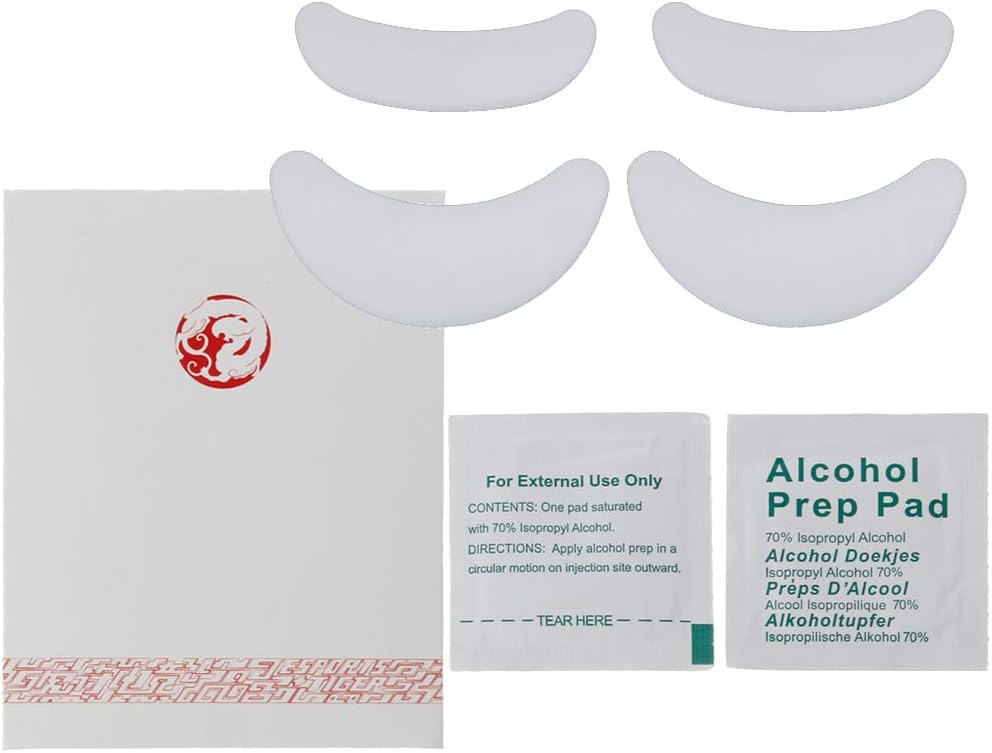 CUCUDAI 2 Sets/Pack Tiger Gaming Mouse Feet Mouse Skate for Zowie ZA12 ZA11 FK AM White Teflon Mouse Glides Curve Edge