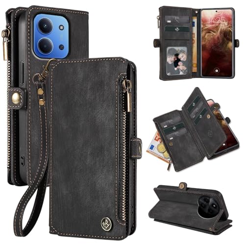 Étui pour Xiaomi Redmi 15C protection RFID intégrée et compartiment monnaie