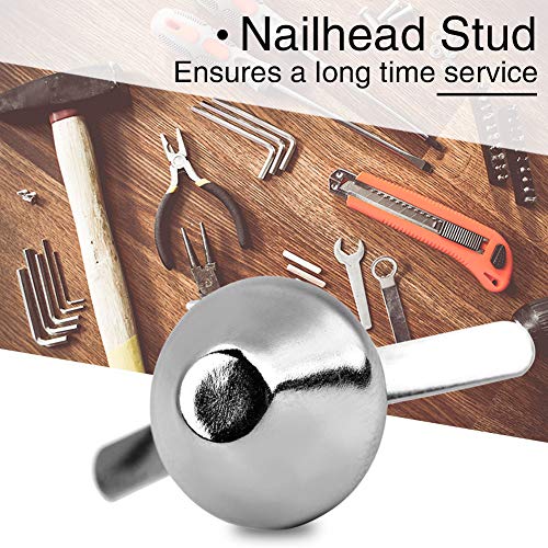 HEEPDD 50 Pezzi Rivetti Artigianali in Pelle