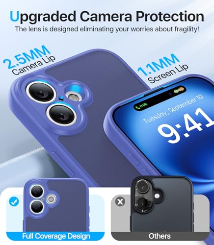 Coque antichoc iPhone 16 fine et translucide pour protéger des chutes lourdes - 2