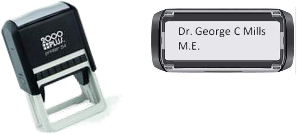 Doctors-Nurses-Midwife-ER Room-Dentist Custom Stamp - up to 3 Lines of Text