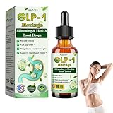 HHVB GLP-1 Moringa Drops, Advanced GLP-1 Supplement Drops, HHVB Organic Moringa GLP-1, Gut & Digestive Immune & Energy Support (1 Bottle)