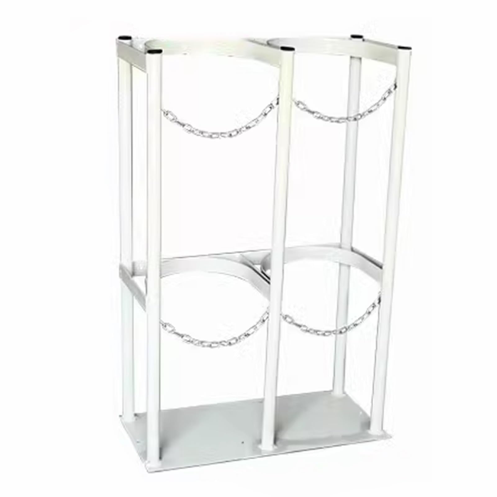 Soporte de Lujo para Tanque de oxígeno, Soporte de fijación para bombonas de Gas, Soporte Universal para Almacenamiento de oxígeno con Cadenas de fijación, Soporte Resistente y Duradero para