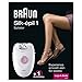 Braun Silképil 1 SE1370 - Depiladora para mujer con cable con un...