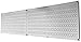 Wall Control Pegboard Rack Garage Storage Galvanized Steel Horizontal Peg Board Pack - Two 32-Inch x 16-Inch Shiny Metallic Metal WallBoard Tool Organization Panels