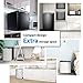 EUHOMY Mini Freezer Countertop, 1.1 Cubic Feet, Single Door Compact Upright Freezer with Reversible Door, Removable Shelves, Small freezer for Home/Dorms/Apartment/Office, Black