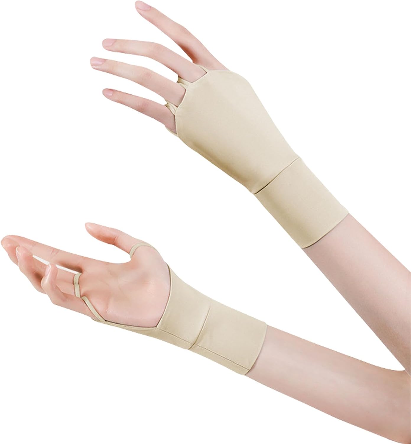 UPF50+ Fingerless Golf Gloves for Women, Sun Protection Gloves for Women, Female Golf Glove