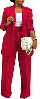 Pant Suits for Women Dressy 2 Piece Outfit Business Casual Blazer Jacket...