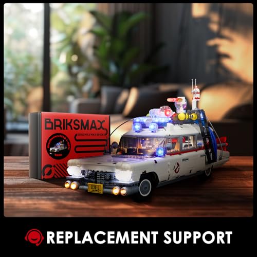 BRIKSMAX Led Lighting Kit for Ghostbusters ECTO-1 - Compatible with Lego 10274 Building Blocks Model- Not Include The Lego Set