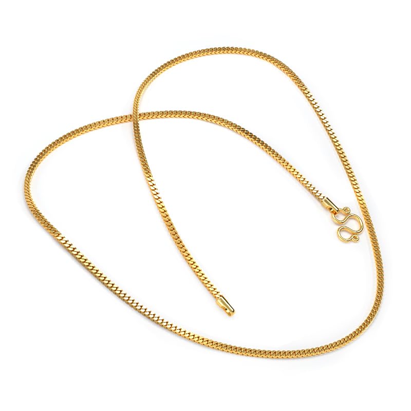 Image of Joyalukkas Women 22K 916 Purity Luxe Gold Curb Strand Chain