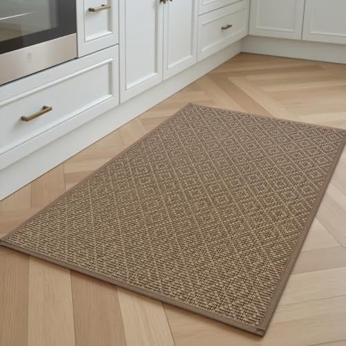 PADOOR Non-Slip Rubber-Backed Kitchen Floor Mat 20x32