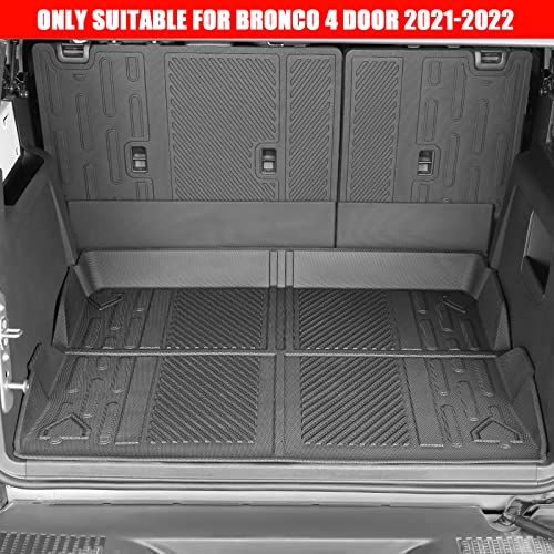Image of Mabett Interior Cover Mats Set for 2021-2026 Ford Bronco Accessories 4-Door