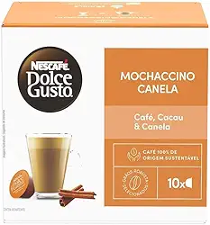 Café em Cápsula NESCAFÉ DOLCE GUSTO Mochaccino Canela 10 Cápsulas