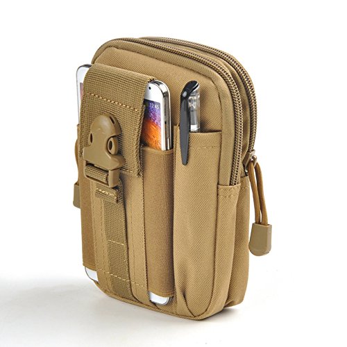 D30u00a0Tactical Molle bolsas de cintura, Woopower impermeable hombres deportes al aire libre de la cintura Packu00a0u0096u00a0Bolsa de Trabajo (12u00a0pares, nailon cintura ejército Militar pequeñas bolsas, A-TACS