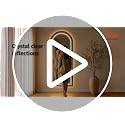 Image of Creative Arts n Frames LED Wall Mount HD Mirror with 3 Color Light Tone for Home Wall Living Room Bedroom Bathroom Hotel Decor Items (18x48 Full Length Arch Shape)