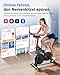 Copant Heimtrainer Fahrrad mit Verstellbarem Magnetwiderstand, Ergometer Hometrainer für Zuhause 136kg mit Tablet-Halter, Hometrainer Fahrrad mit App, Indoor Fitnessbike für das Fitnessstudio zu Hause