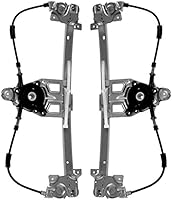 Vista 116 de TRQ Juego de elevalunas eléctrico trasero compatible con Volkswagen Golf 1999-2006 Jetta VW1550102 VW1551102 1999-2005