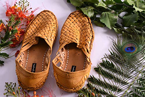 The Criss Cross Leather Men's slip on Shoes, Natural Brown Mens Flats, Mens Slippers, Flats, Handmade Slippers, Men's Shoes, Mens Casual Shoes, Indian shoes4