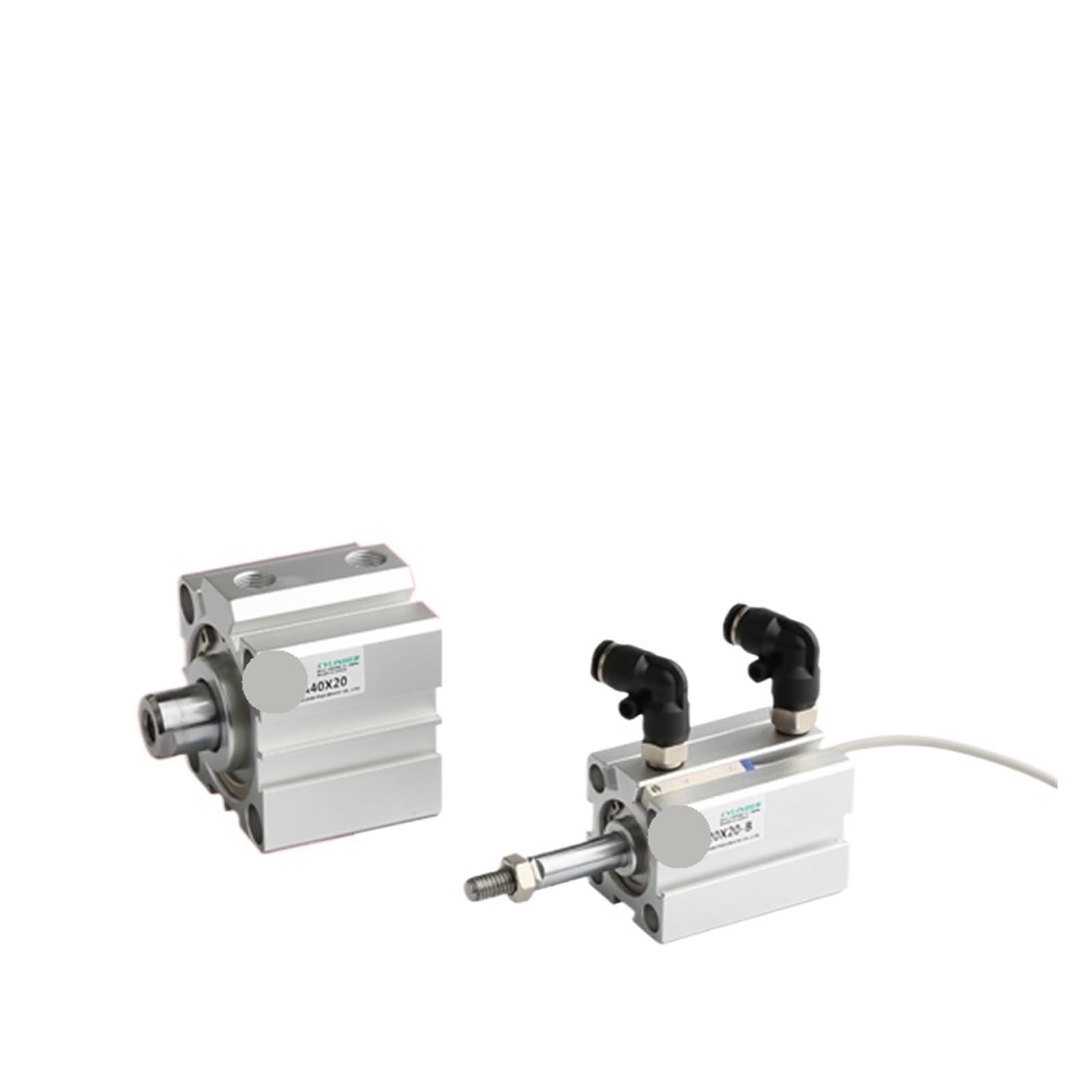 Vérin pneumatique carré SDA 16mm double effet pour automatisme compact