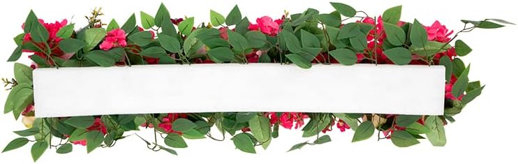 Miniatura 6 de KAHAUL 2 guirnaldas florales artificiales moradas de 39 pulgadas para fiesta de jardín de arco, centro de mesa, arreglos florales, decoraciones de